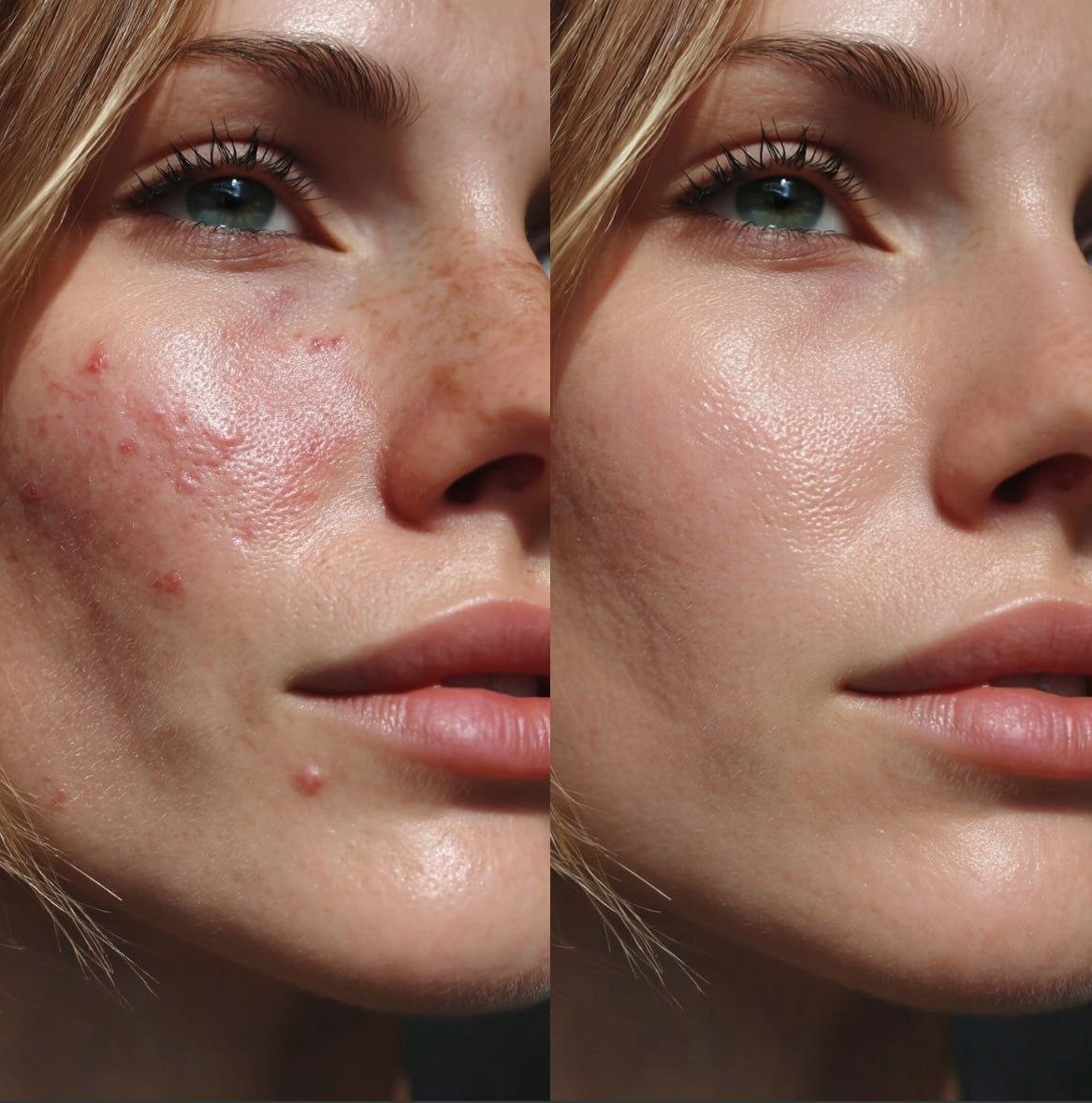 Skin Retouch - blemish removal
