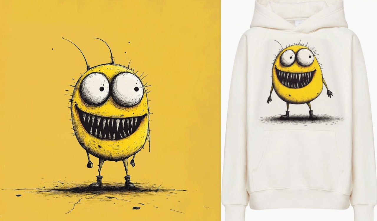 Wear Print - character hoodie