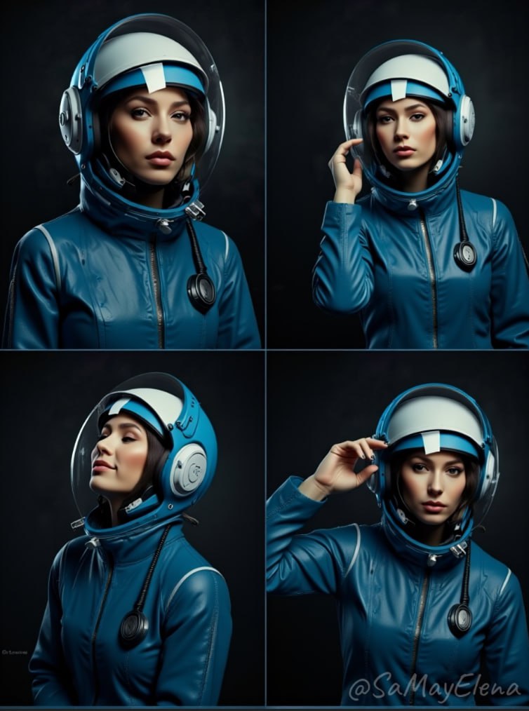 Character LoRA - space helmet